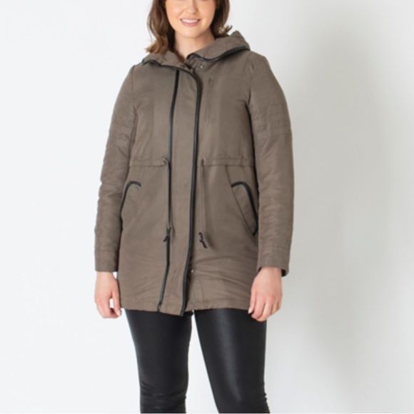 COMPTOIR Des Cotonniers insulated canvas trench - Picture 2 of 16